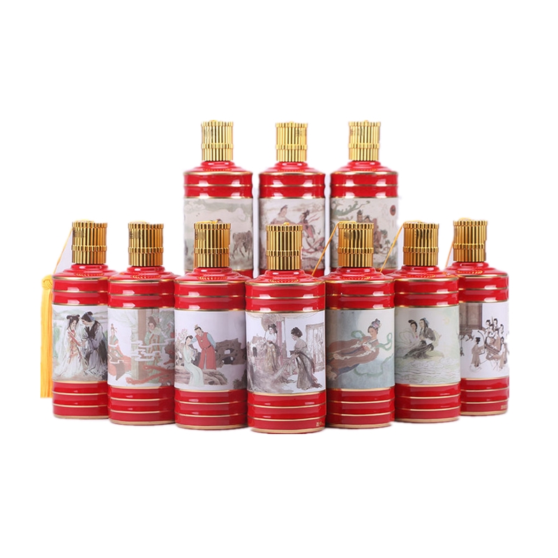 53度贵州茅台酒 十大爱情套装 500ml*10 收藏礼品酒