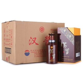 51度汉酱酒500ml*6瓶装酱香型白酒(2014年产)白酒贵州茅台酒 酱香白酒